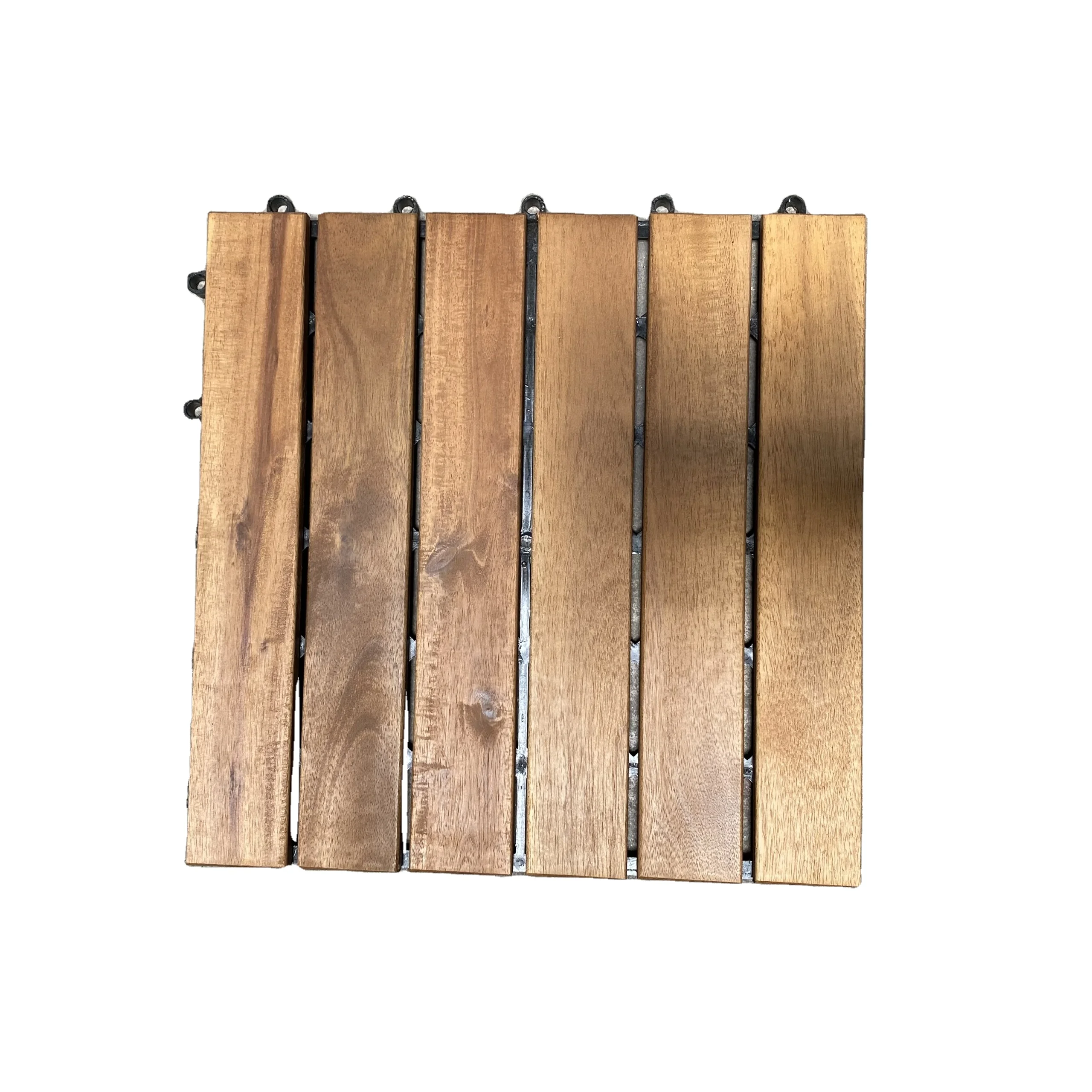 Tiles decking- Using in/outdoor - wood deck tiles 6 slats Interlocking Deck Tiles for Sale From Vietnam