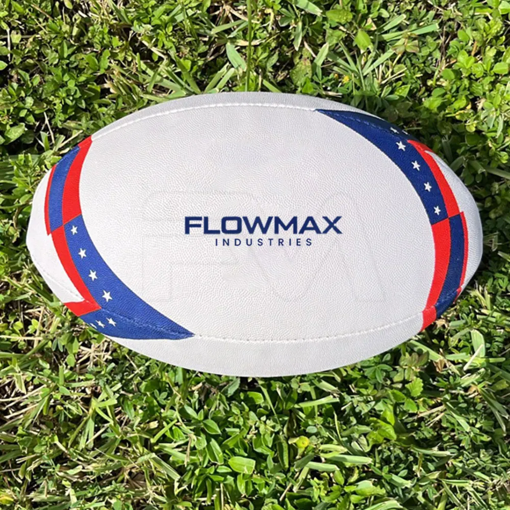 High Manufacturer Custom Color Soft Rugby Ball Factory Direct Supply Leather Made Rugby Ball