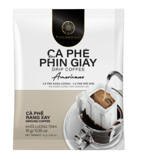 Trung Nguyen Легенда американо смесь-бумажный фильтр для кофе Топ Вьетнам бренд высокое жареного кофе