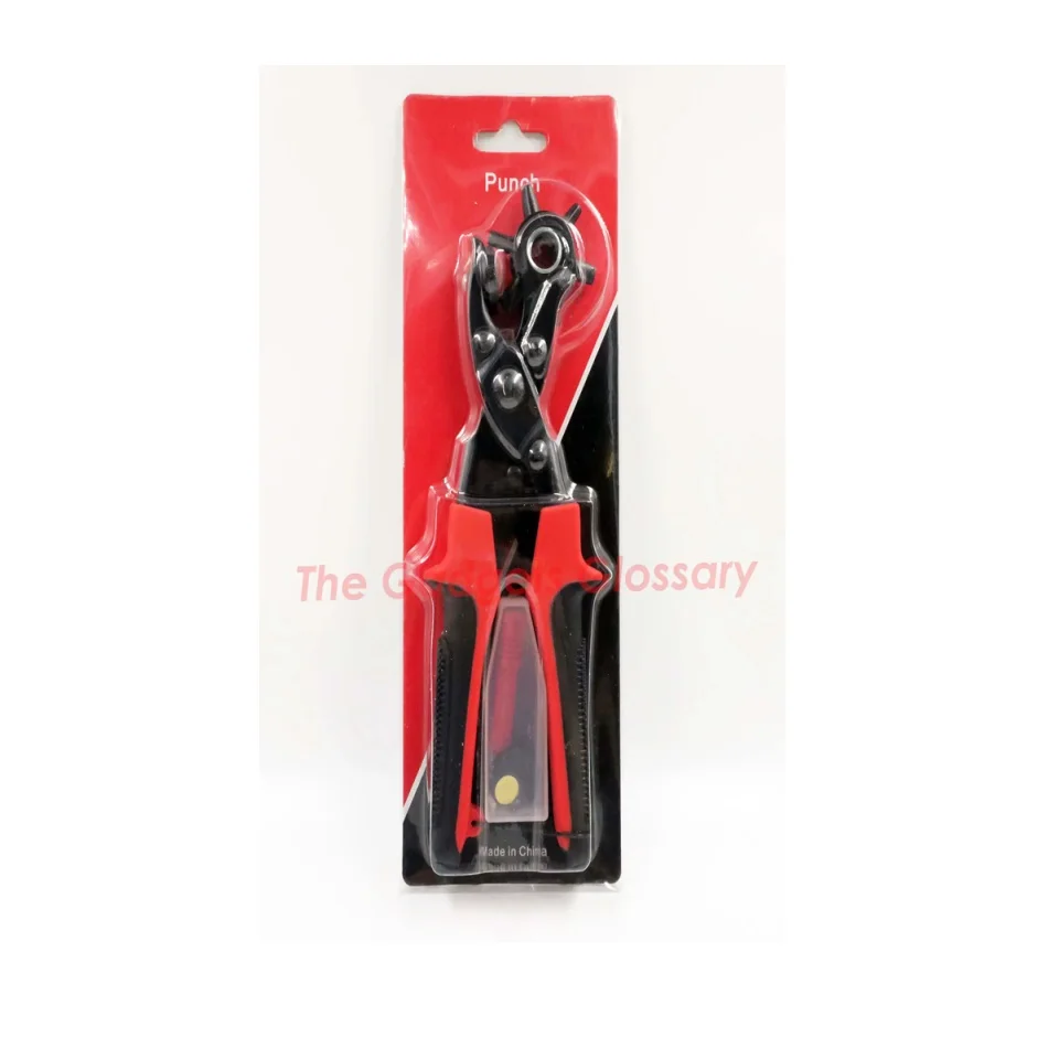 Price Reasonable Pliers Tools Soft Grip Plastic Handle Material Tools For DIY Application Low MOQ Leather Hole Puncher