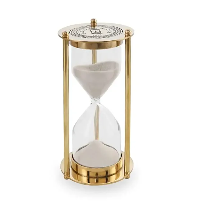 Fresh Design Sand Clock Best For Home And Office Desktop Best Sand Timer Gold Plated Finished Design Decorative Hourglasses