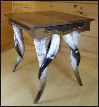 Ox Horn Made Coffee Table Stylish Furniture Buffalo Ox Horn Made Round Square Coffee Dinning Table Customize Size Cow Horn Table