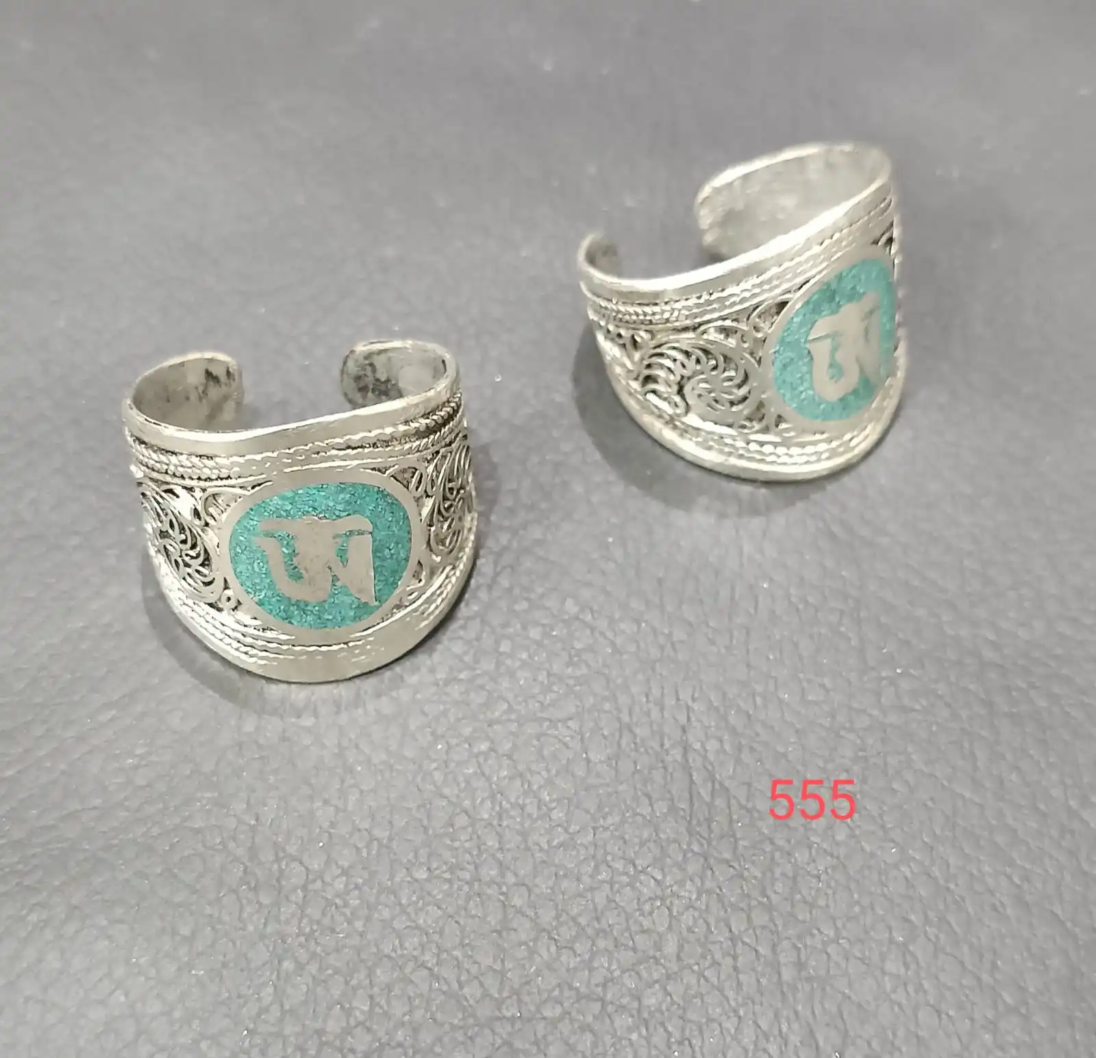 Buy hot selling trending wholesale german silver ringsfashion 2024 trending jewelry Indian handicrafts