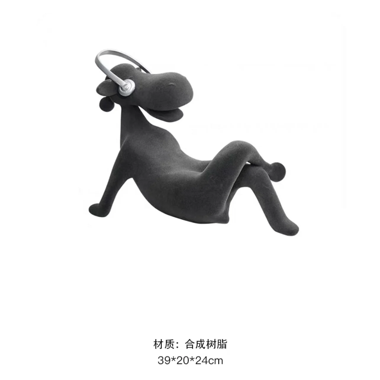 Modern minimalist music plush donkey ornaments Nordic home decor Christmas holiday gifts