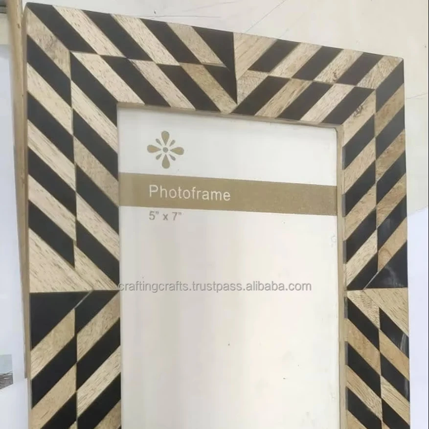 modern photo frame handmade with various materials bone animal horn resin and much more for sale