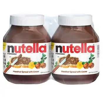 Шоколадный орех Nutella намазанный в банках 350 г 400 600 750 800 1 кг и 5