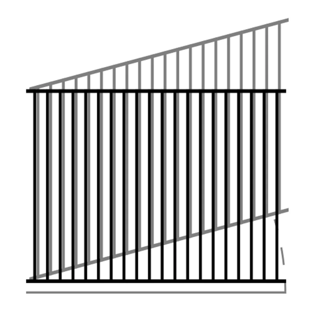 Customized bestselling beautiful furnishings American standard zinc steel fence control panel