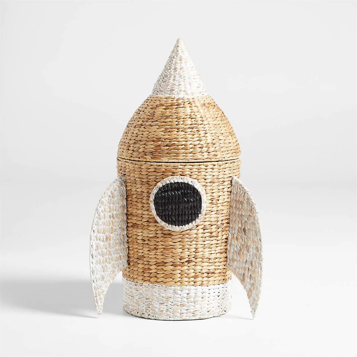Toy storage organizer ice cream cone shaped baskets for kids handwoven water hyacinth children toys container basket