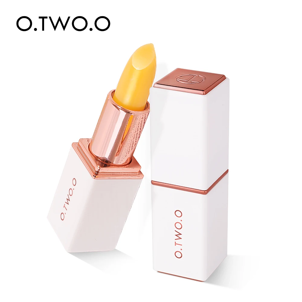 O.TWO.O Customization Treatment Repair Lip Cream Bee Wax Lip Balm Color Change Lip Balm