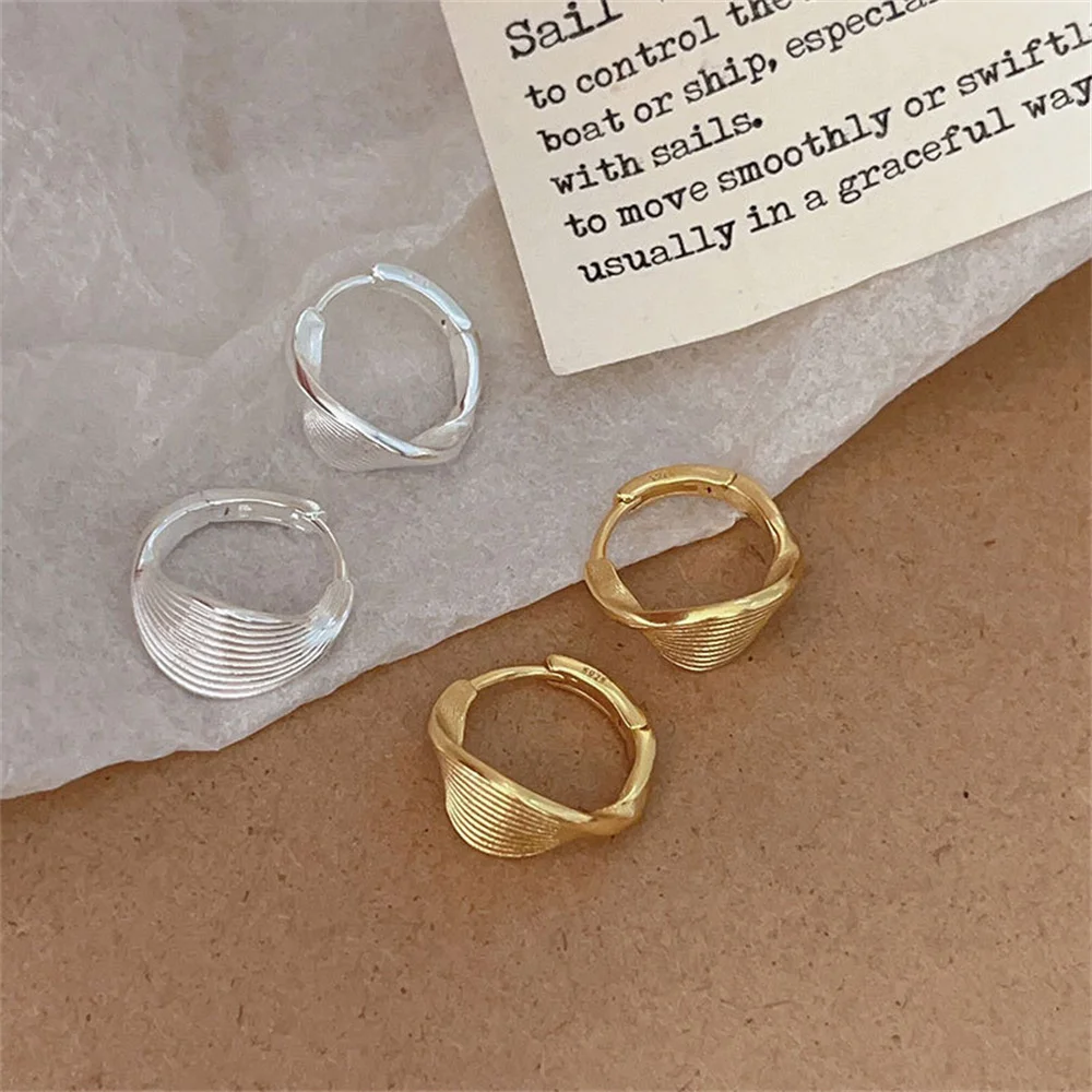 Женские серьги-кольца 925 из серебра
