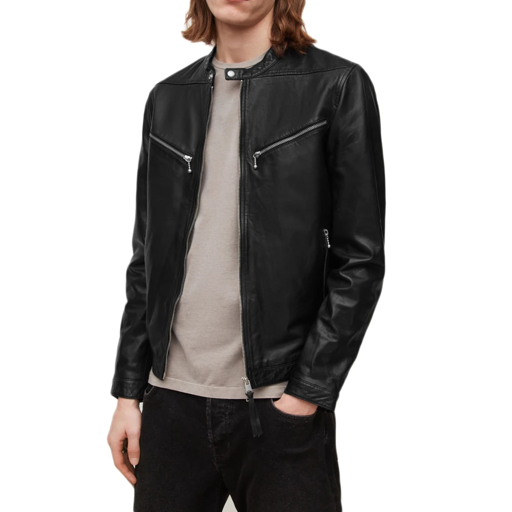 2023 Pakistan Man leather jacket cheap winter casual leather jacket for men/100% Real Leather jacket