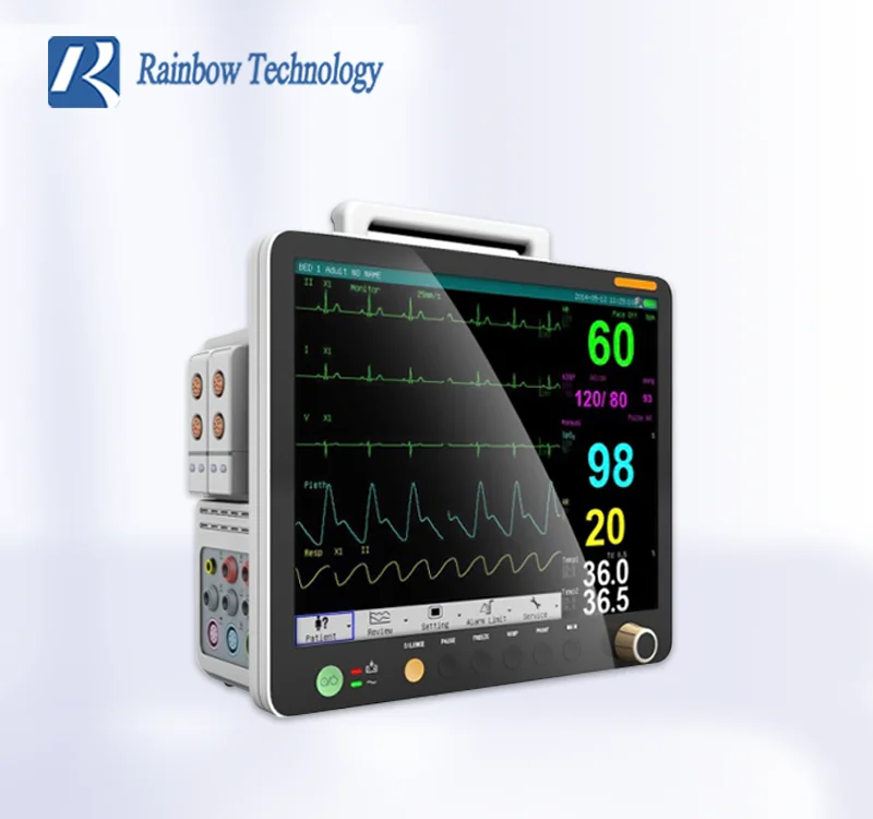 PM9000P Touch Screen  Medical monitoring equipment Vital Signs  12.1 inch Multi Parameter modular Patient Monitor for ICU