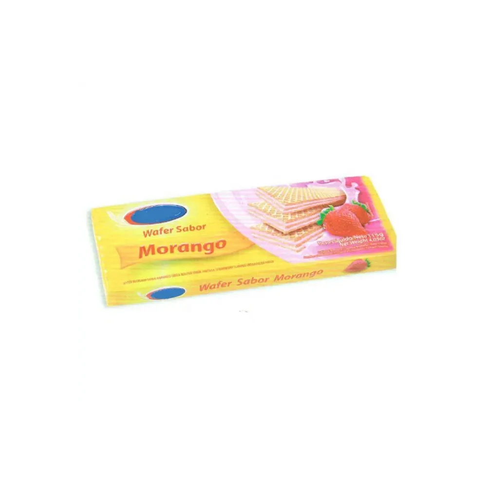 Hot Selling Brazilian Wafer Sweet Strawberry Wafer and Biscuits Plant Strawberry Wafer
