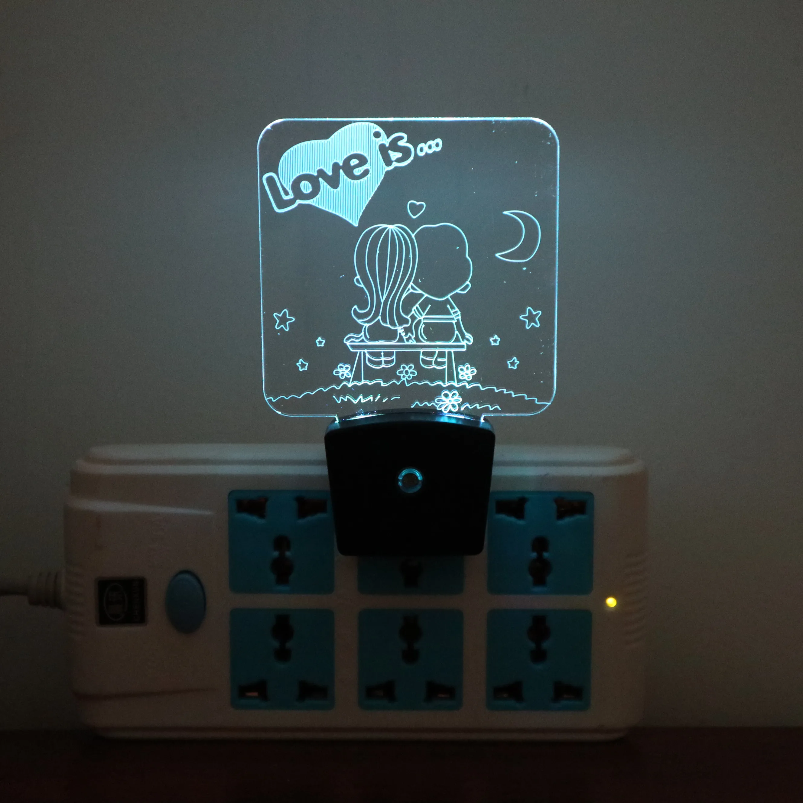 Strange New Led Creative Gift 3d Night Light Electronic Product Table Lamp Acrylic Usb 3D plug lamp