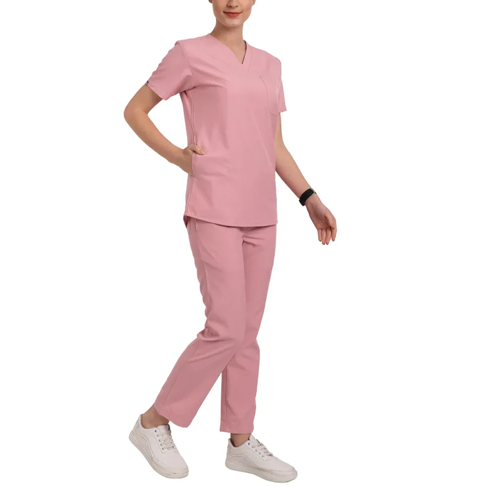 Medical Work Wear Doctor Nursing Scrubs Female Scrubs Set Custom Made Woman Doctor Scrubs For Hospital Wear