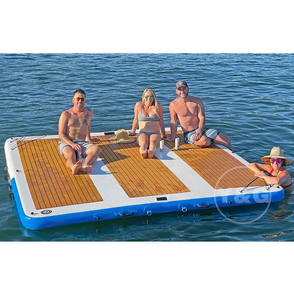 Y&G Inflatable Floating Dock Platform Inflatable Floating Dock Jet Skill Inflatable Floating Pontoon Dock