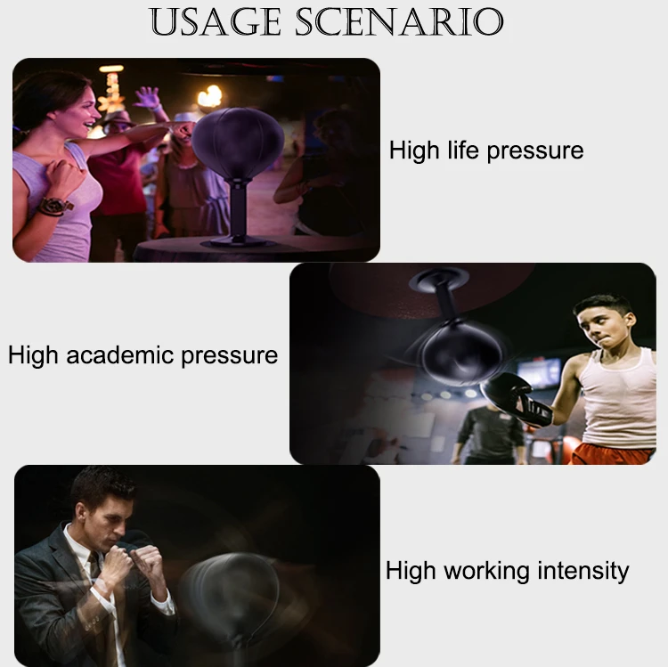 Double End Speed Ball Leather Boxing  Speed Dodge Ball Include 2pcs Ring Locking for Gym MMA Boxing Speed Balls