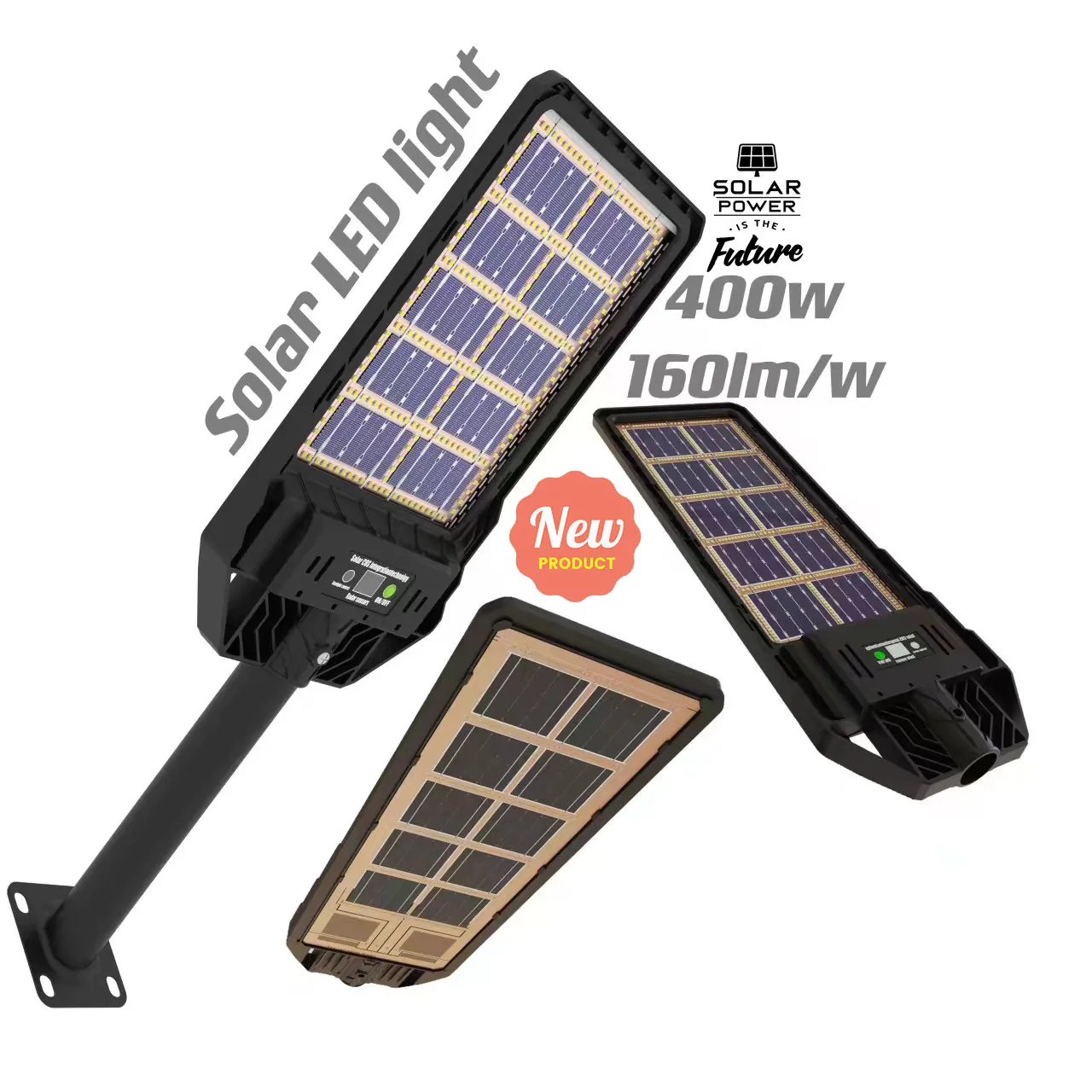 radar sensor brightness sensor adjustment solar light all in one led solar