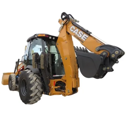 Fully Inspected 2017 4x4 Case 580SN WT Loader Backhoe with Enclosed Cab Bucket Heater Air Conditioning Two-speed