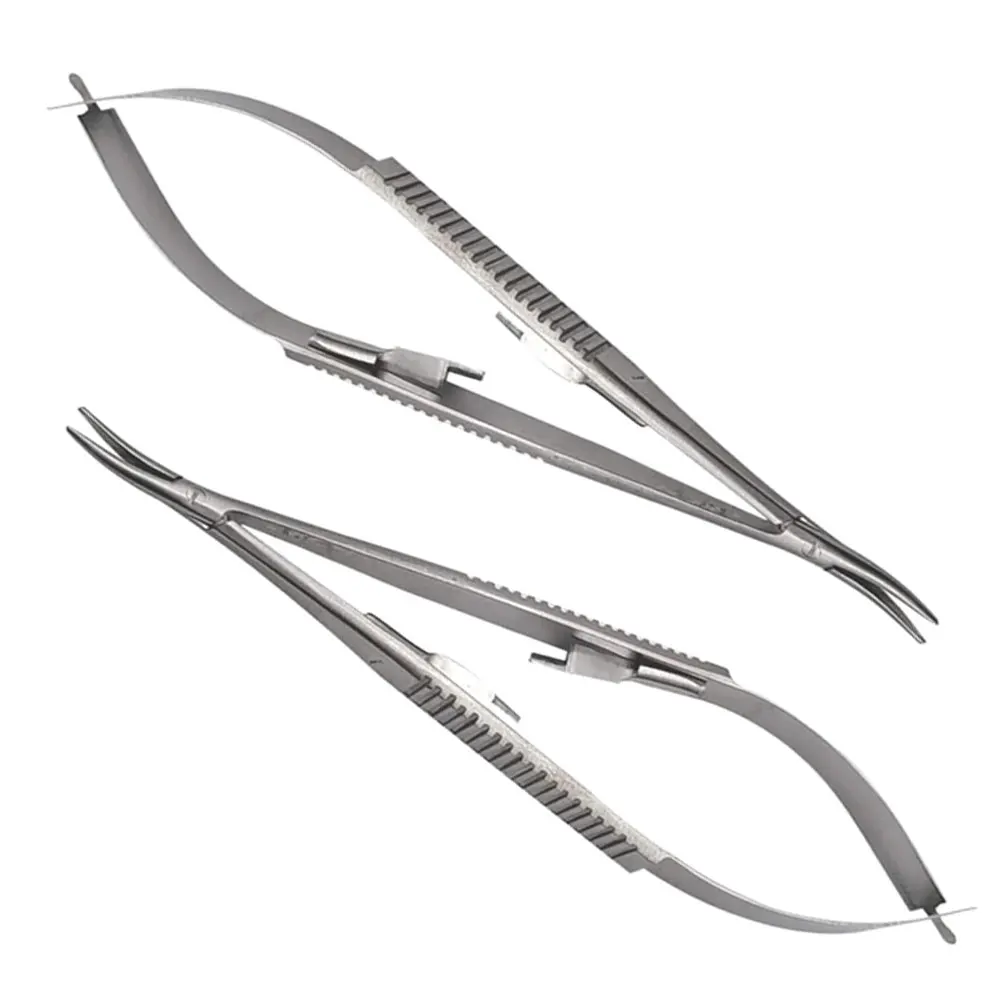 Wholesale Custom Logo Micro Surgery Instruments Basis of Eye Surgery Needle Holder and Tweezers