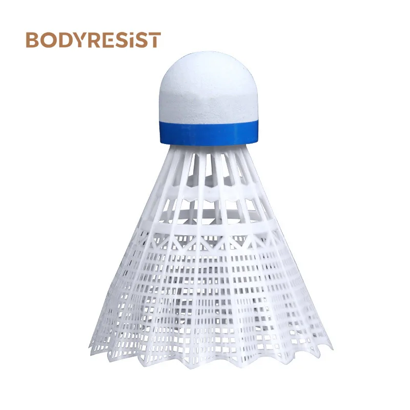 Wholesale Plastic Shuttle Cock white/yellow Colour Badminton Nylon/Plastic Shuttlecock By Standard International