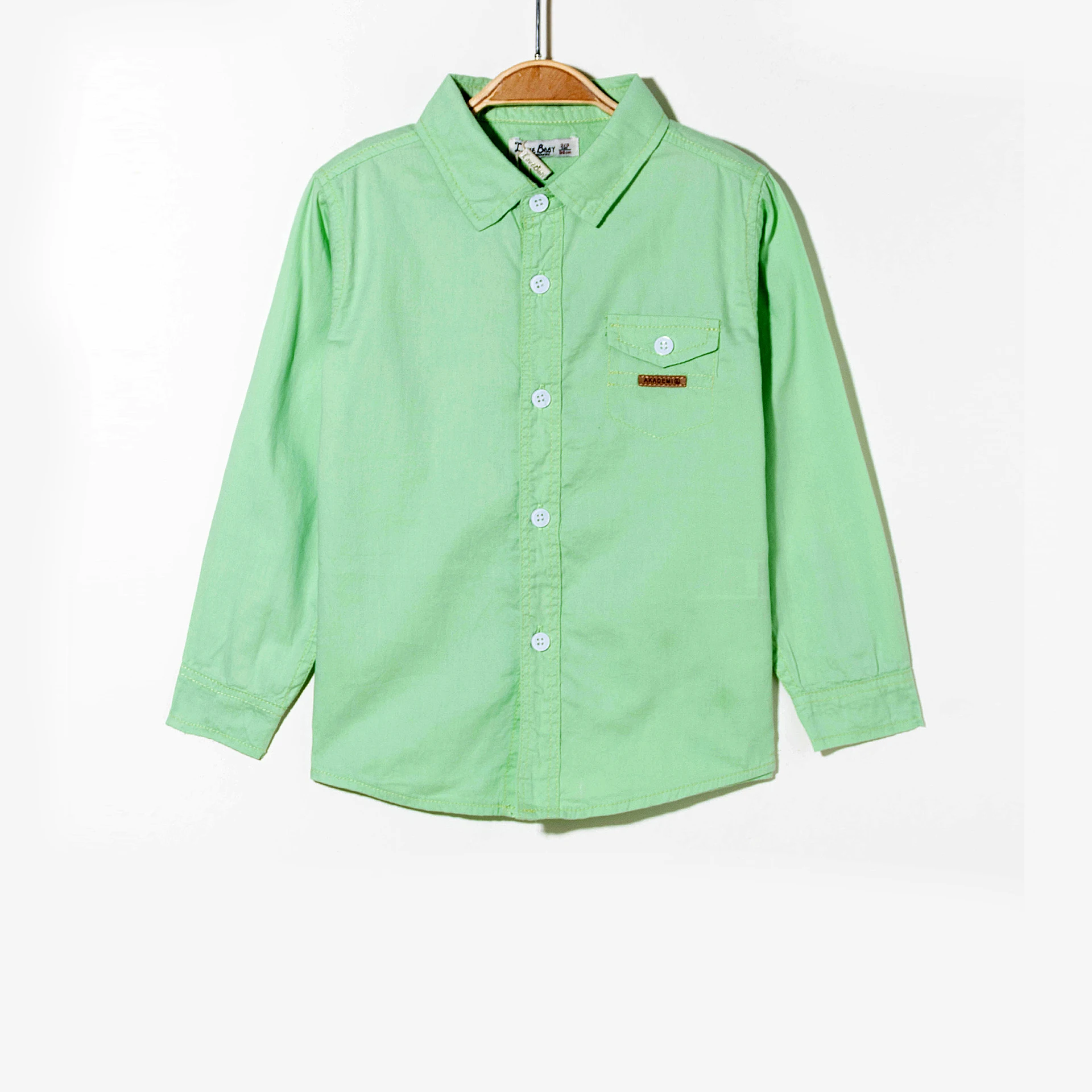 2023 Latest Design Children Shirt Formal Oxford Piquet Boys Long Sleeve Shirts Cotton Turn Down Collar Shirts For Kids Boys