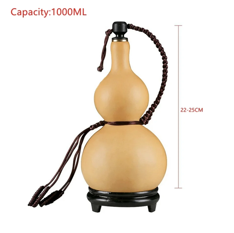 Natural Dried Gourd Water Bottle