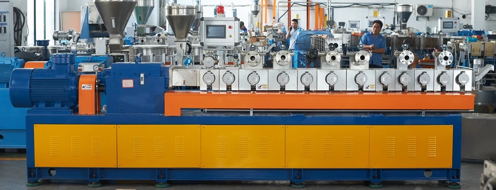 Plastic High Speed Mixer Machine Price Twin Screw Caco3/calcium Carbonate Masterbatch Extruder