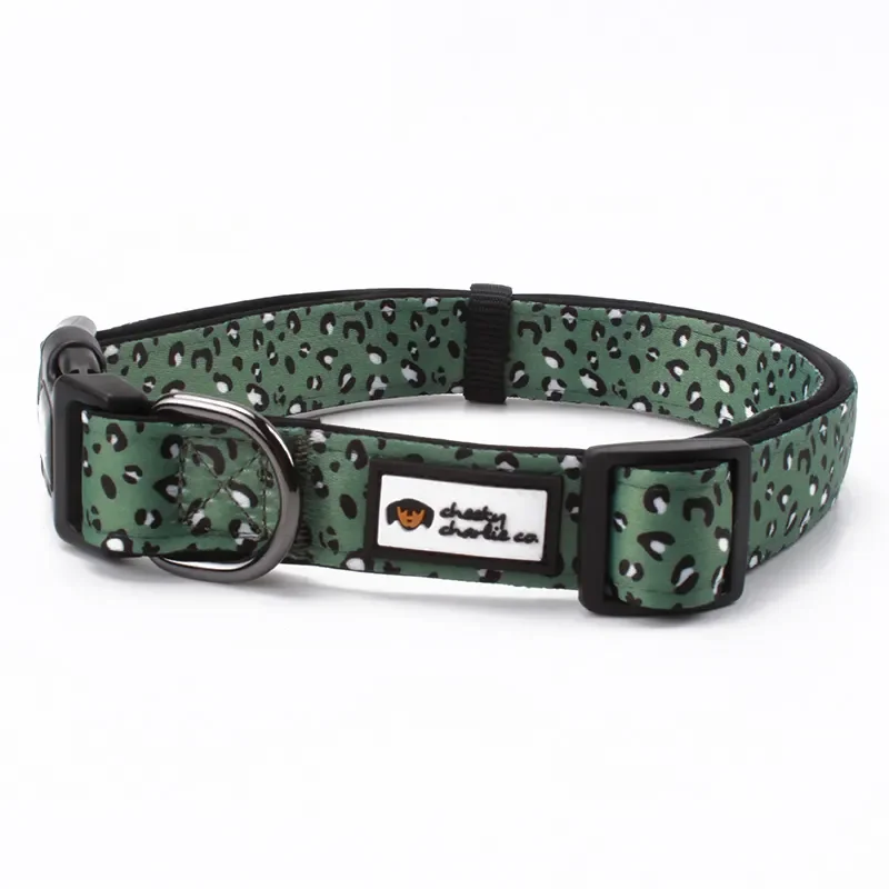 Best Quality Neoprene Dog Collar Custom Design Waterproof Pet Supplies Padded Soft Adjustable Nylon Pet Collar Wholesale