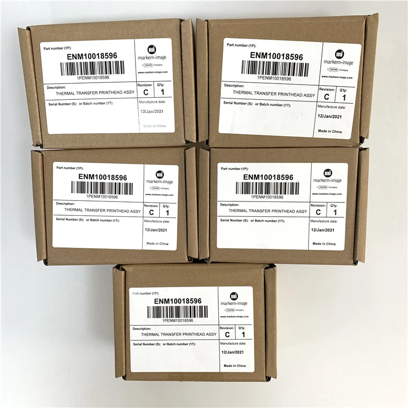 ENM10018596 with serial number Markem Imaje 8018 printhead assembly  original spare part