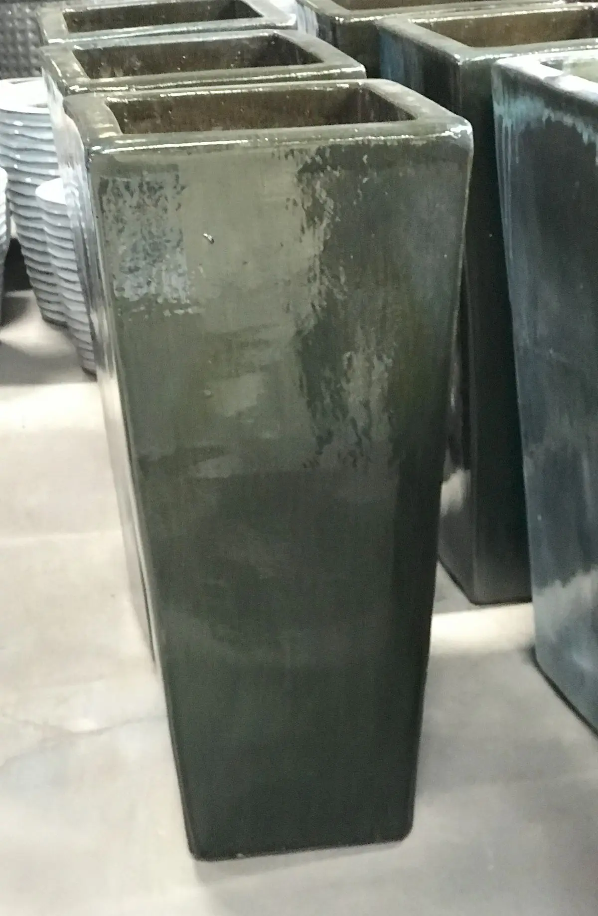 Home and garden glazed ceramic pots
