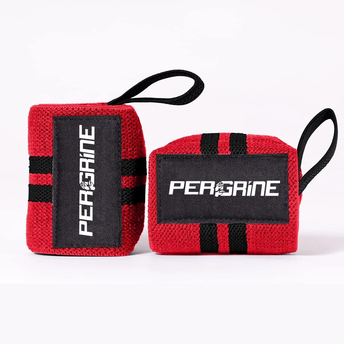Custom Logo Leather Weight Lifting Straps With Silicon Rubber Premium Anti Slip Leather Gym Wrist Straps