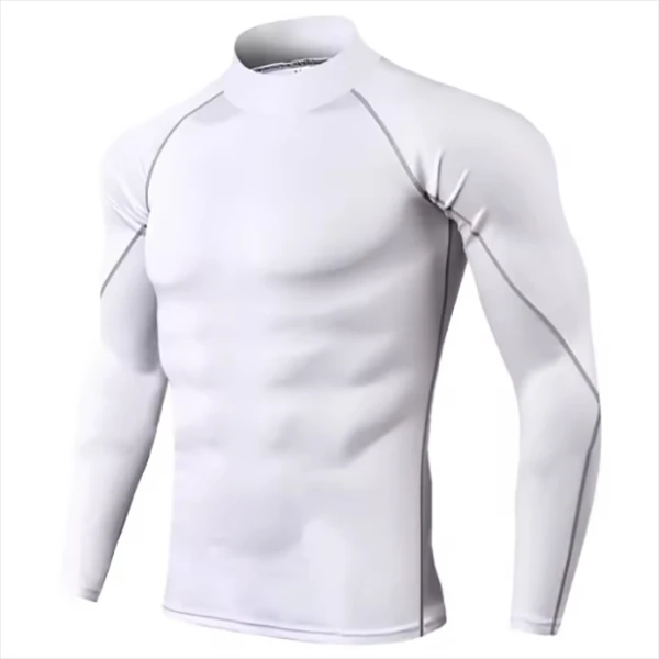 High Quality Compression Shirts Customized Logo Breathable Fitness Rash Guard Short Sleeve Long Swimming Top Design Newest Style