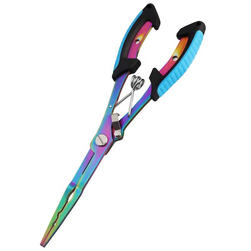 High Quality Multi Functional Stainless Steel luminous fishing pliers rust proof Fishing Pliers Clamps for Fishing from Pakistan