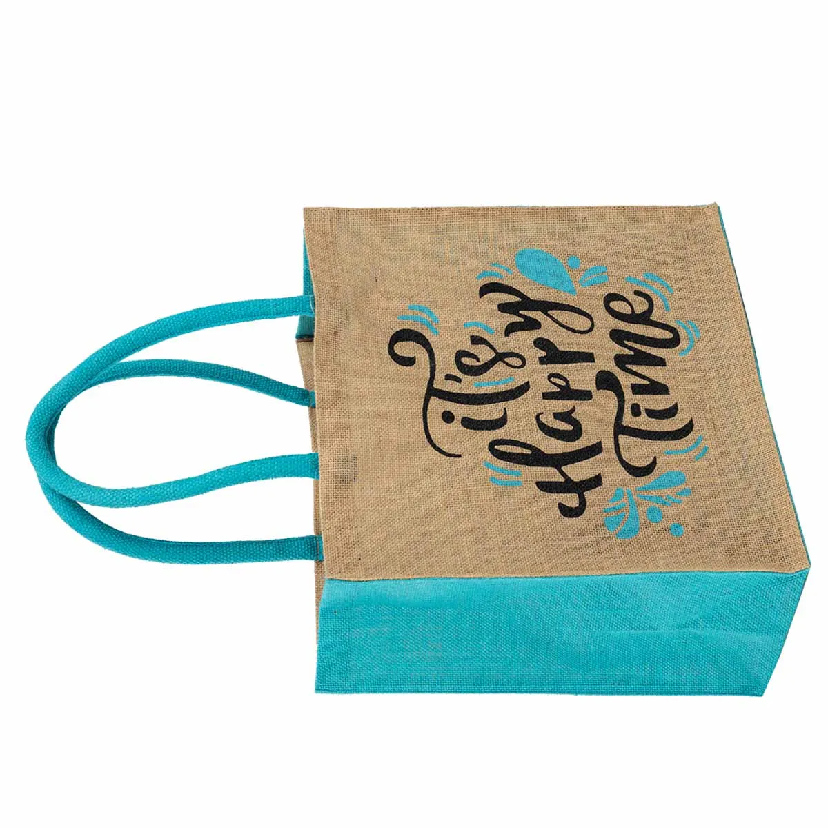 Shopping tote jute bag with nice logo printing high quality product cheap price made in West Bengal In India Kolkata