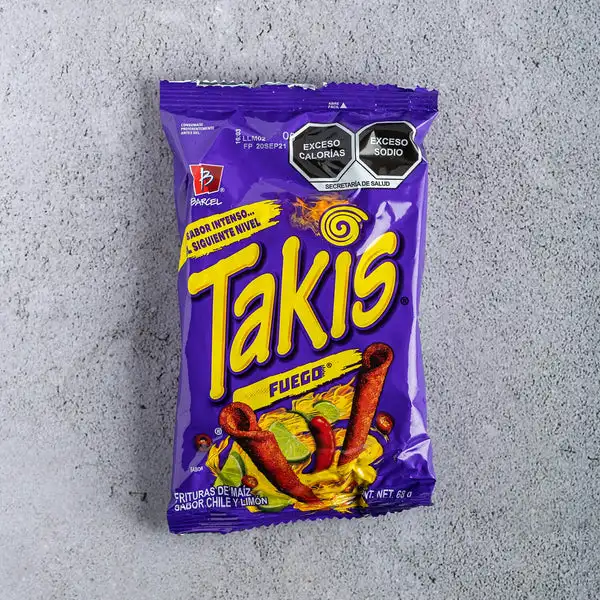 Takis Mini Fuego Tortilla Chips offer an intense flavor combination of hot chili pepper and lime