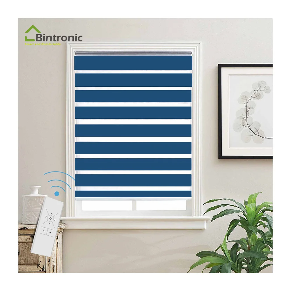 Taiwan remote smart curtain electric motor blinds for school window