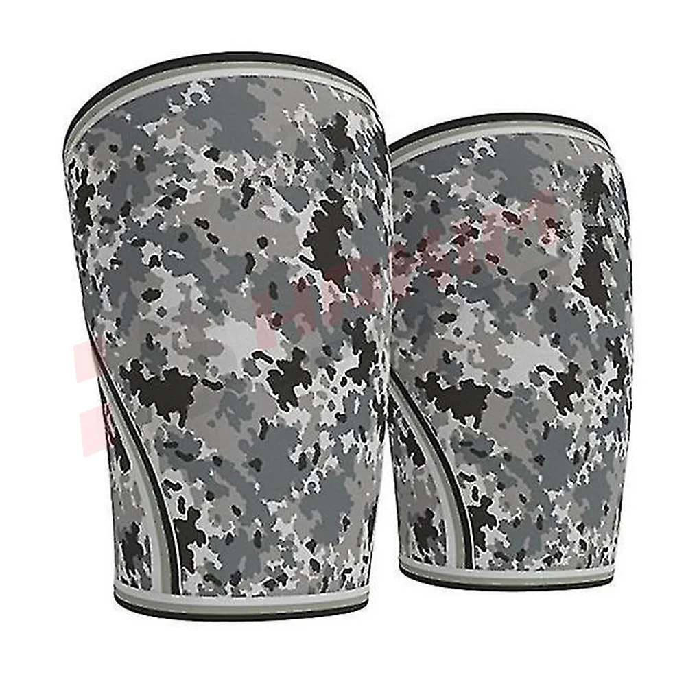 Customized Anti-microbial anti-run inner lining neoprene Knee Sleeve Compression Knee Sleeve Brace 5mm Weightlifting Knee Sleeve
