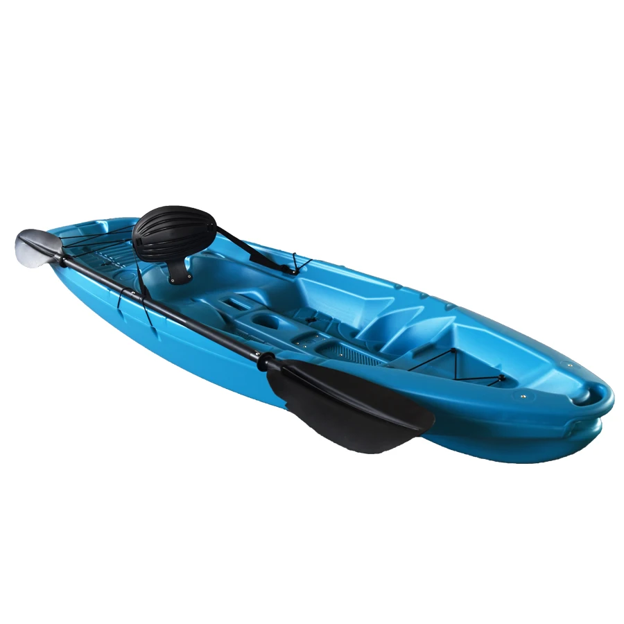 Ridgeside OEM/ODM Wholesale HDPE Blow Molded One Person Sit On Top Chinese Cheapest Fishing Kayak Hard Boat