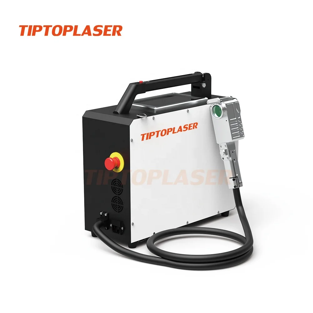 Горячая Распродажа TIPTOP рюкзак 50 Вт/100 Вт лазерная машина для очистки мини с воздушным охлаждением Удаление ржавчины лазерный Очиститель Машина лазерной