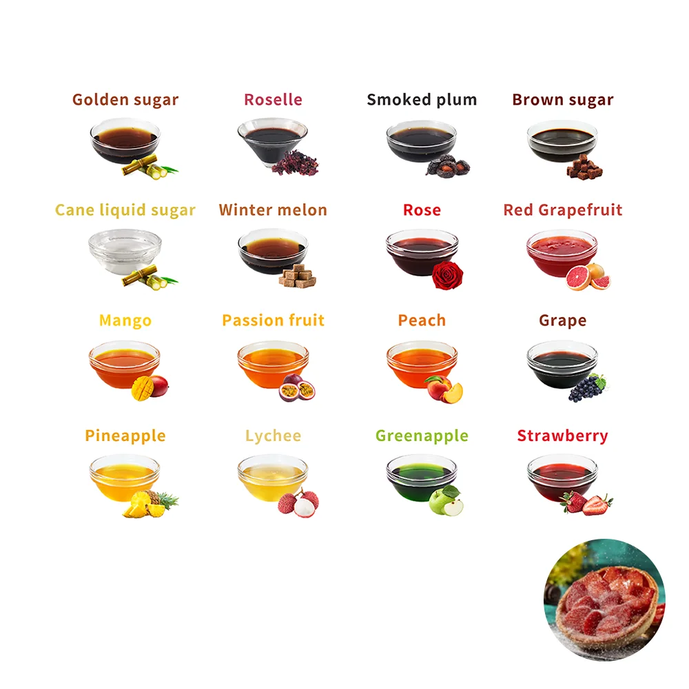 Высококачественный продукт клубничный сироп с захватом рта подходит для создания фруктового Фруктового мороженого