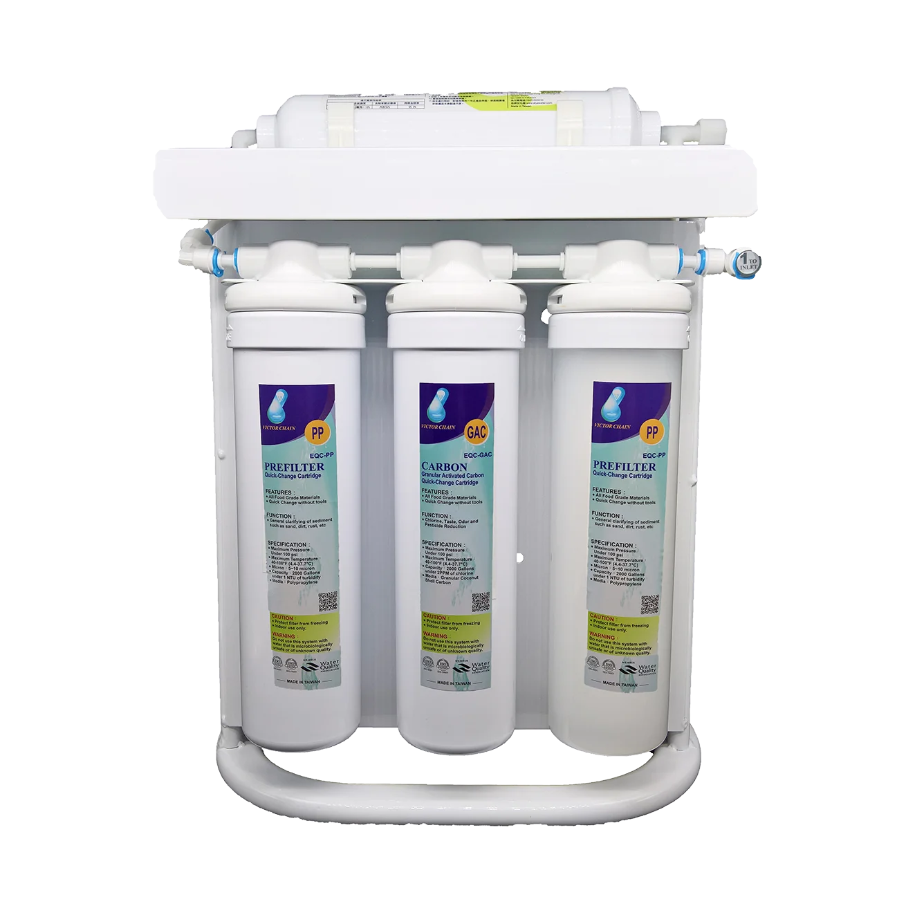 Household 5 Stage Reverse Osmosis System Purifier with boost pump