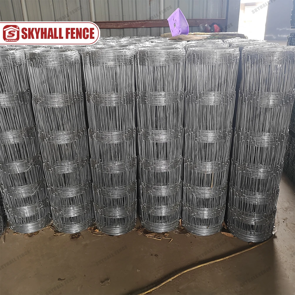 50, 100, 150, 200 M Roll Length Woven Hinged Joint Galvanized Agriculture Fence