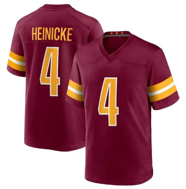 2024 новый 5 Jayden Daniels 99 Chase Young 17 Terry McLaurin 21 Saan Taylor 4 Heinicke футбольная майка