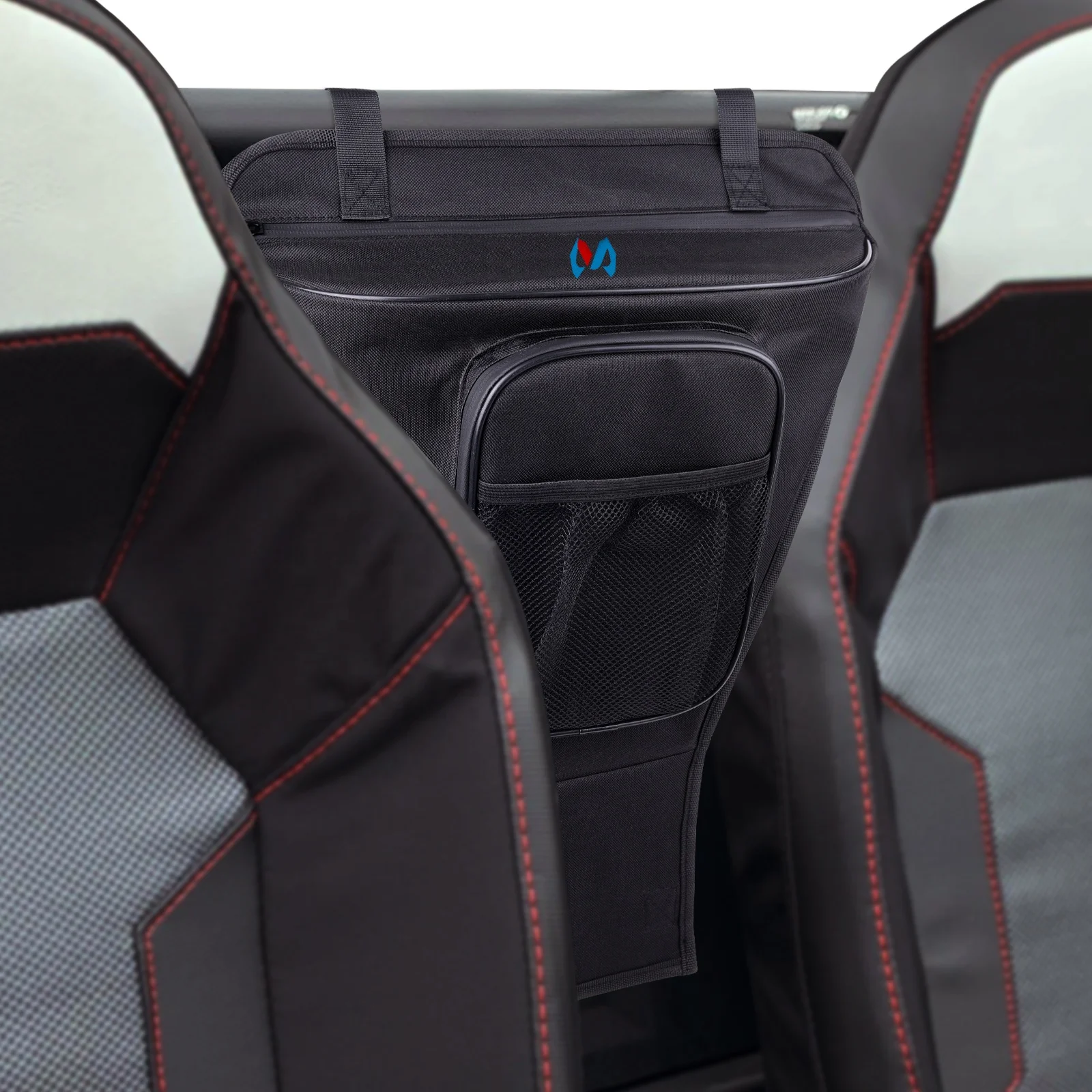 MICTUNING Universal RZR Accessories Car Foldable Storage Bag UTV Cab Pack Center Seat Bag Organizer