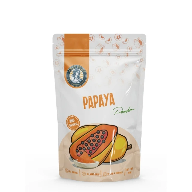 Lifeworth High Quality Instant Papaya Powder Private Label 20 Satches x 16g OEM, ODM 12 pcs / cartons