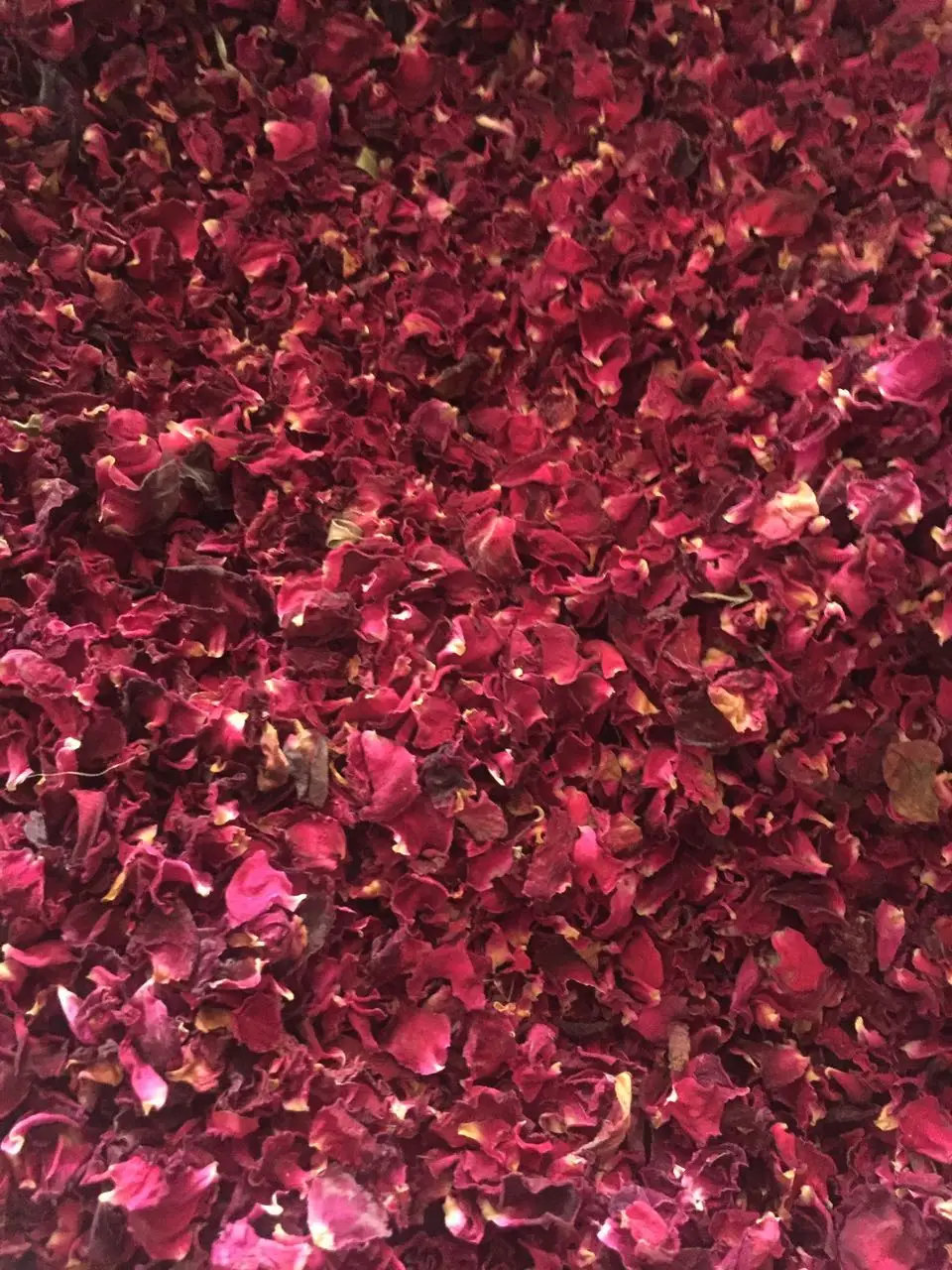 Dried Red Rose Petals - Natural - Non-GMO - Rosa Centifolia - Chemical Free - Grown in India