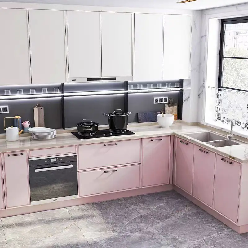Foshan outlet factory sale latest modern kitchen