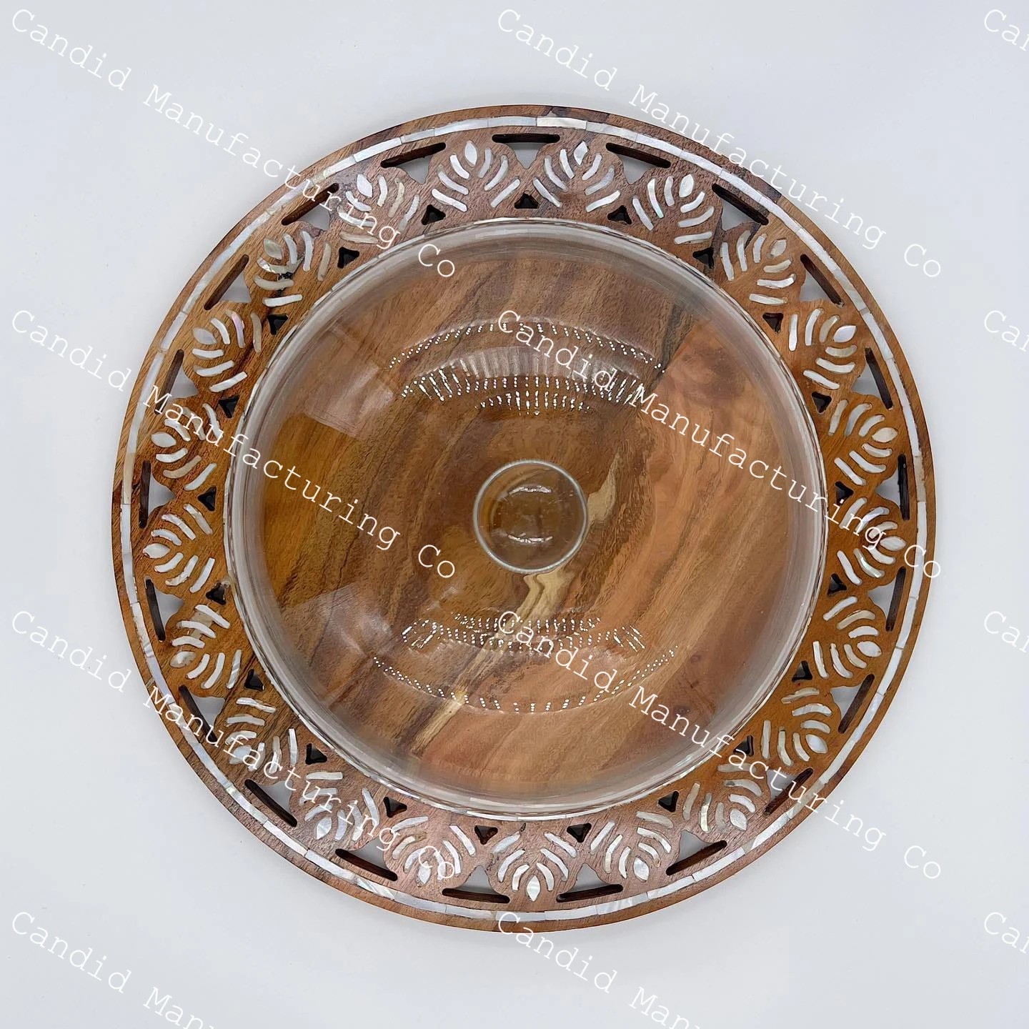 Деревянный поднос с инкрустацией в виде ракушки акриловой коробкой сервировочный для дома отеля перламутровая коробка крышкой шоколада