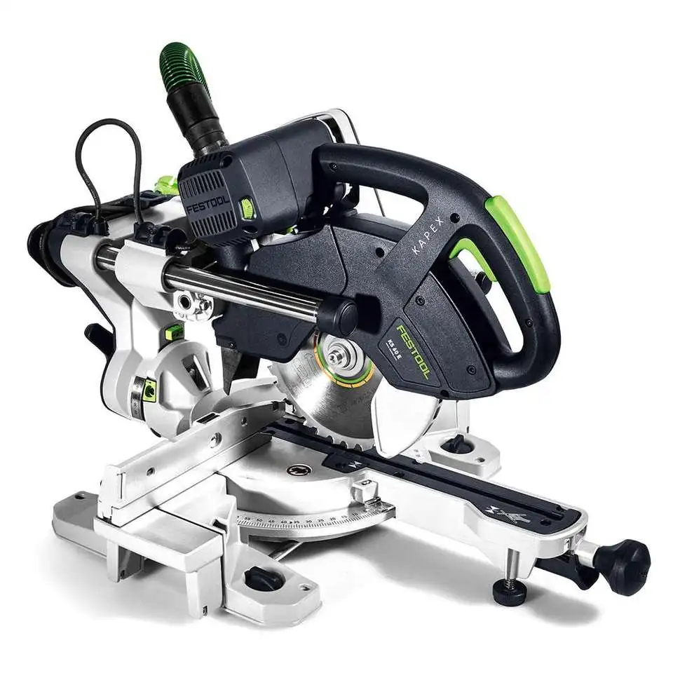 BUY 2 GET 1 FREE NEW Festool KS 60 E (561687) 1200W 215mm (8-1-2inch) Slide Compound Mitre Saw